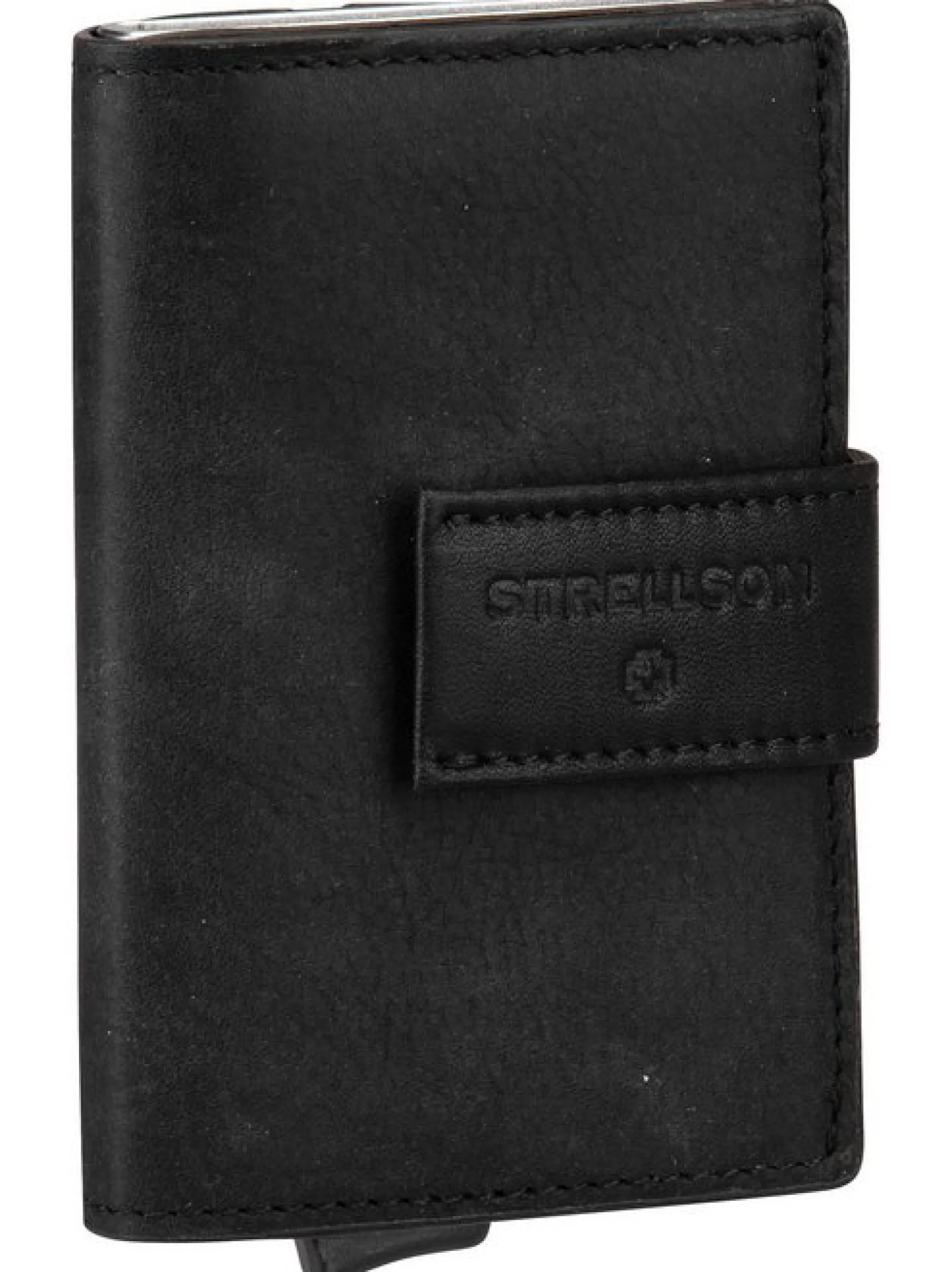 Strellson Unisex Kreditkartenetui - Brick Lane C-Three E-cage sv8 in schwarz