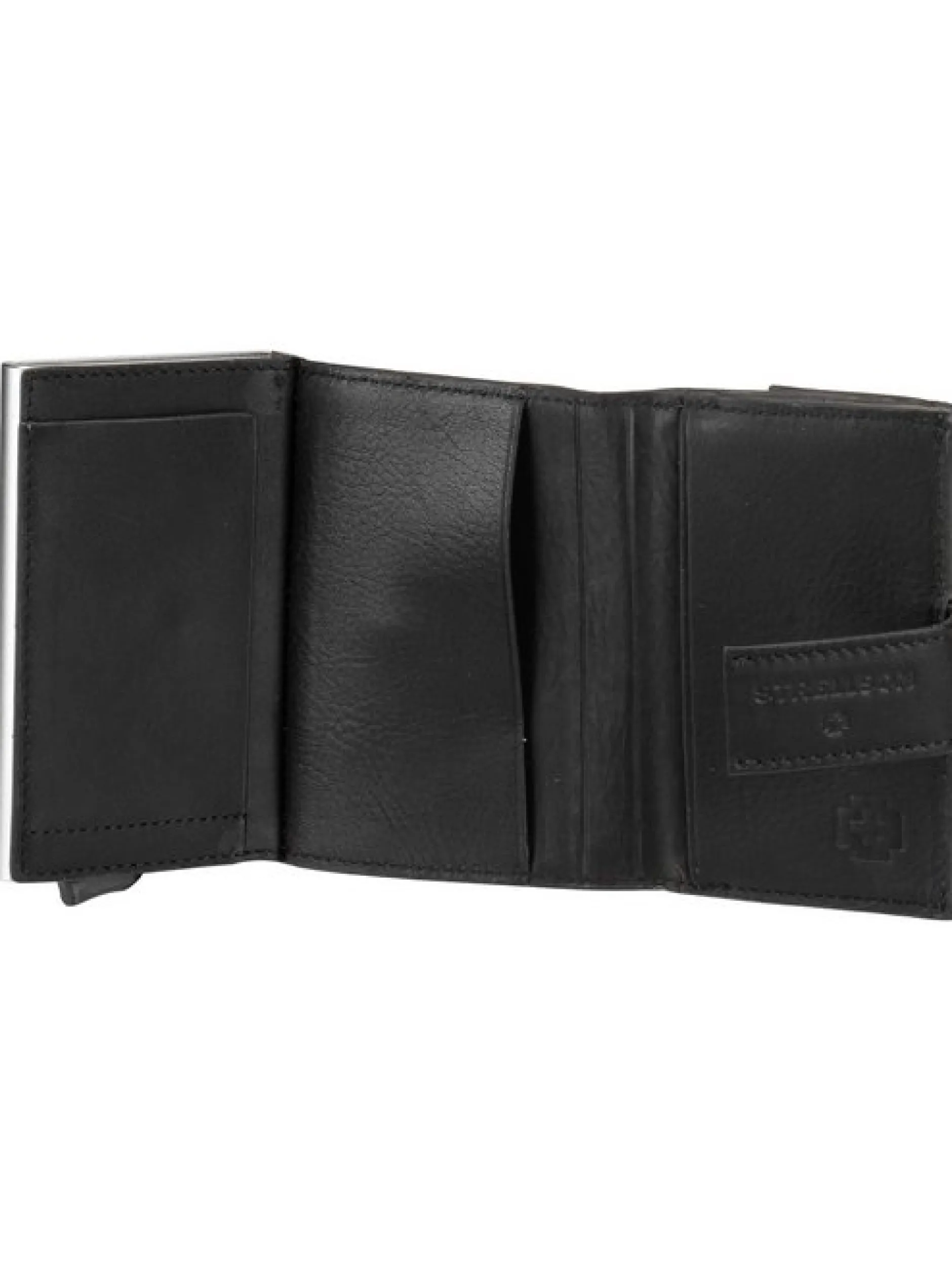 Strellson Unisex Kreditkartenetui - Brick Lane C-Three E-cage sv8 in schwarz