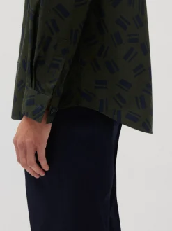 Studio Seidensticker Herren Casual Hemd - Unisex - Regular Fit in grün