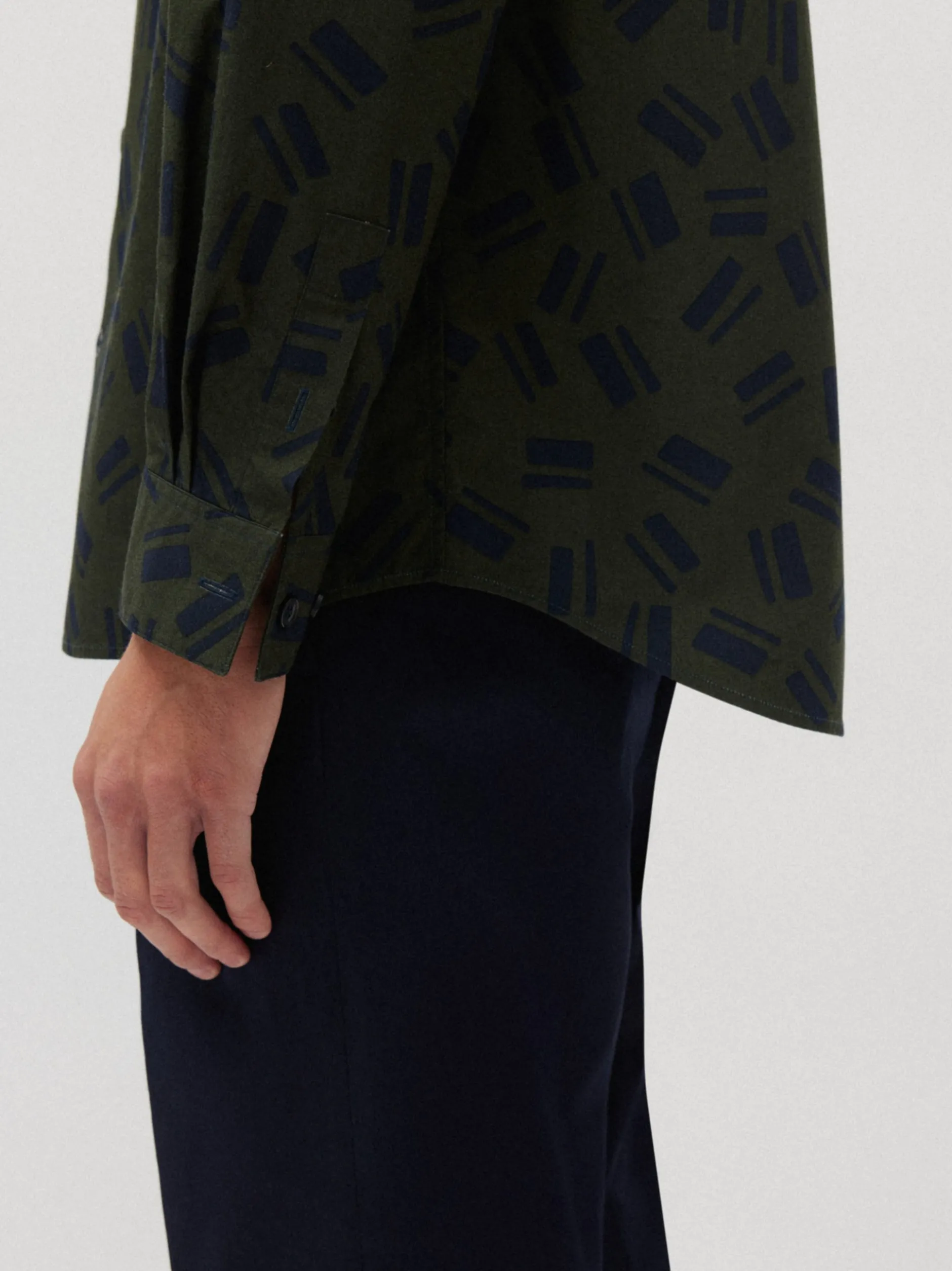Studio Seidensticker Herren Casual Hemd - Unisex - Regular Fit in grün
