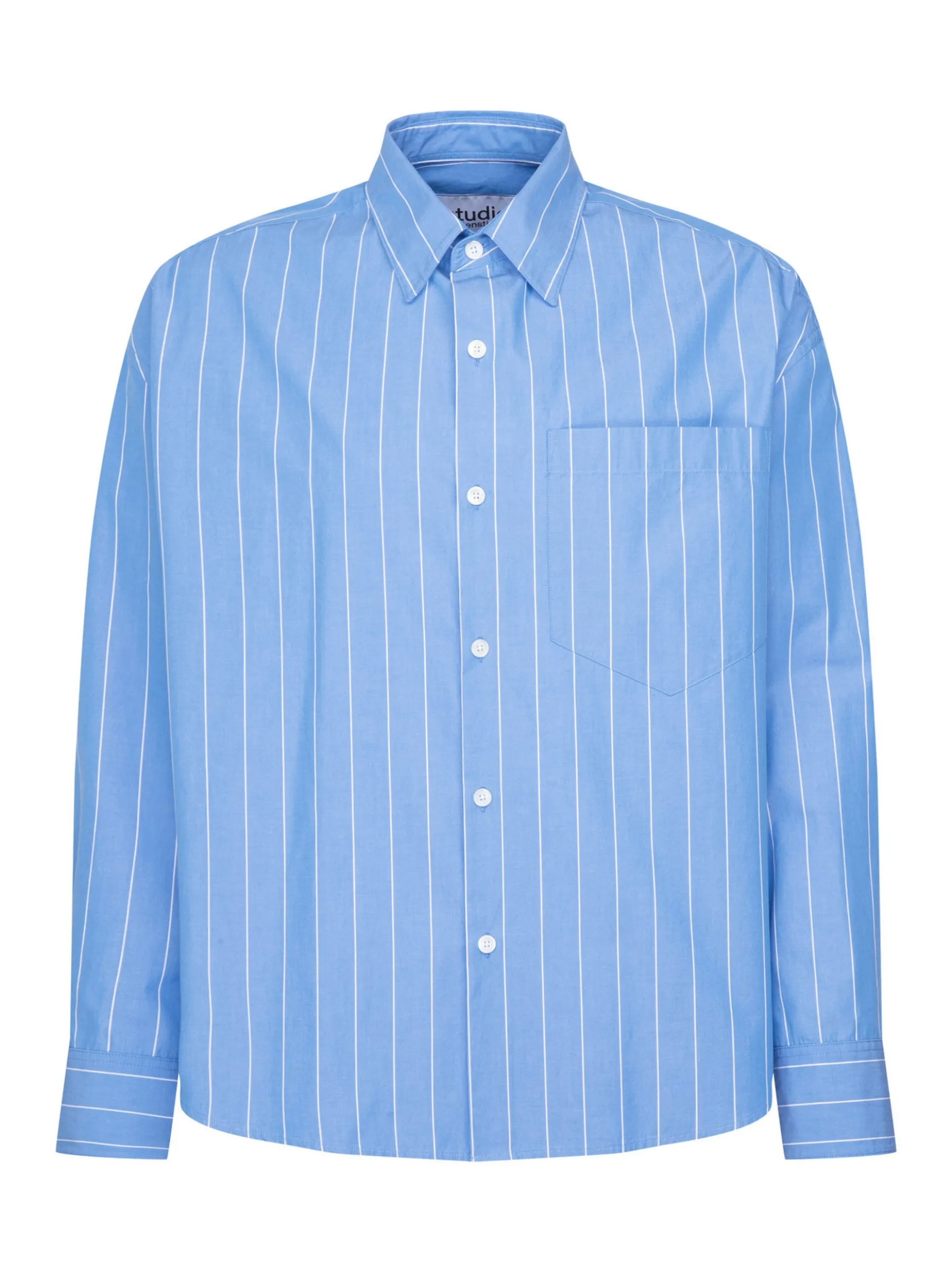 Studio Seidensticker Herren Casual Hemd - Unisex - Oversized Fit in blau