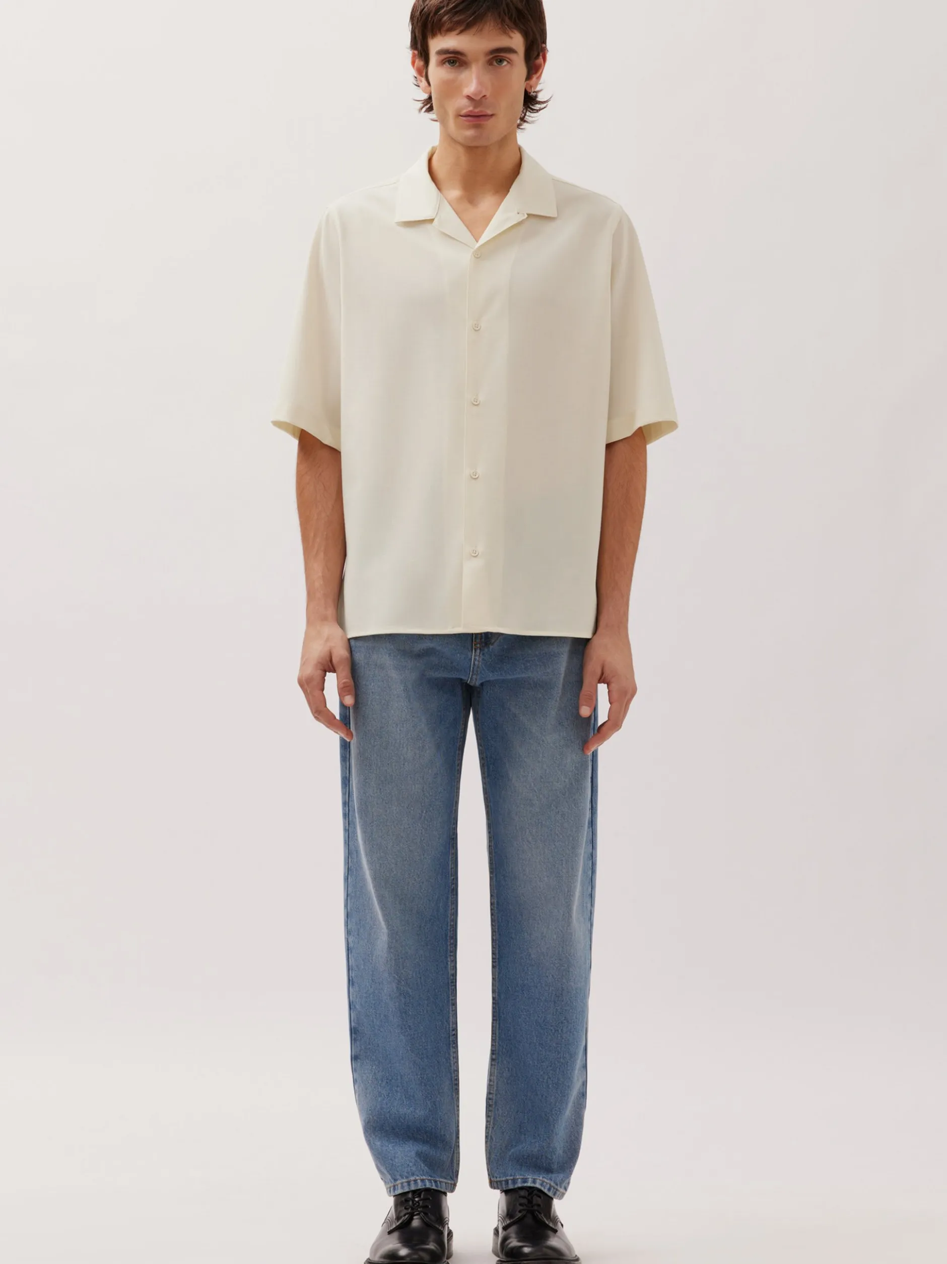 Studio Seidensticker Herren Fashion-Hemd - Regular Fit in ecru