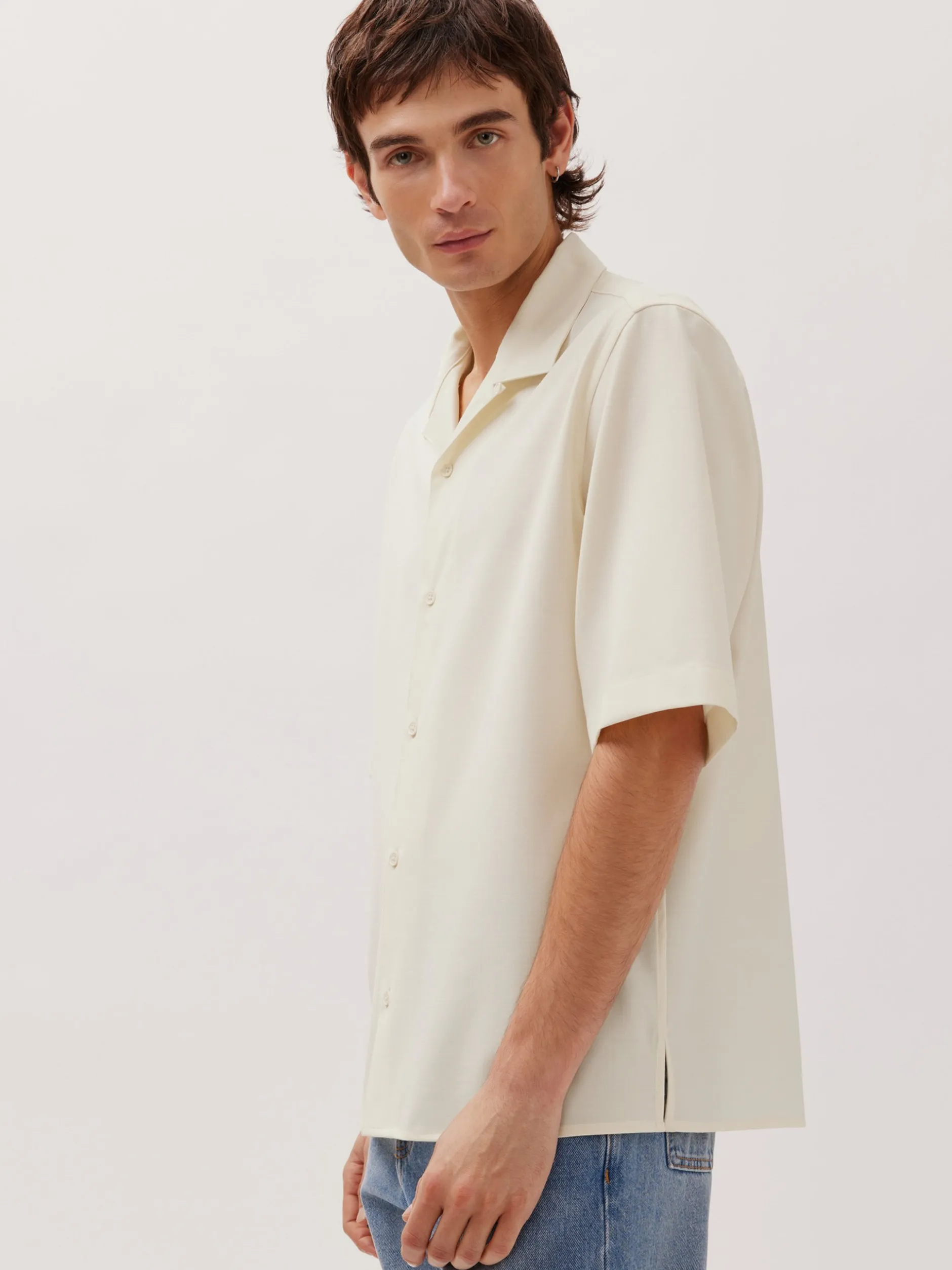 Studio Seidensticker Herren Fashion-Hemd - Regular Fit in ecru