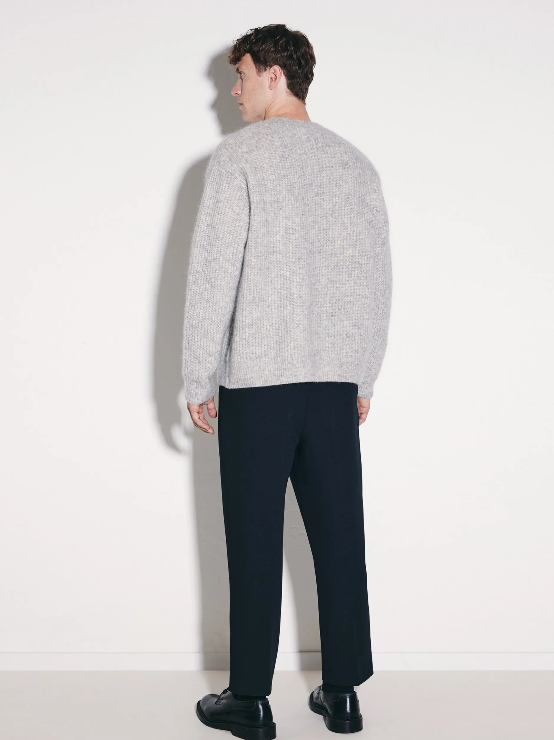 Studio Seidensticker Herren Pullover - Oversized Fit in grau