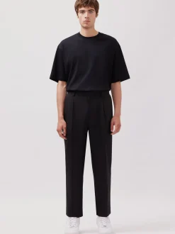 Studio Seidensticker Herren Chino - Unisex - Regular Fit in schwarz