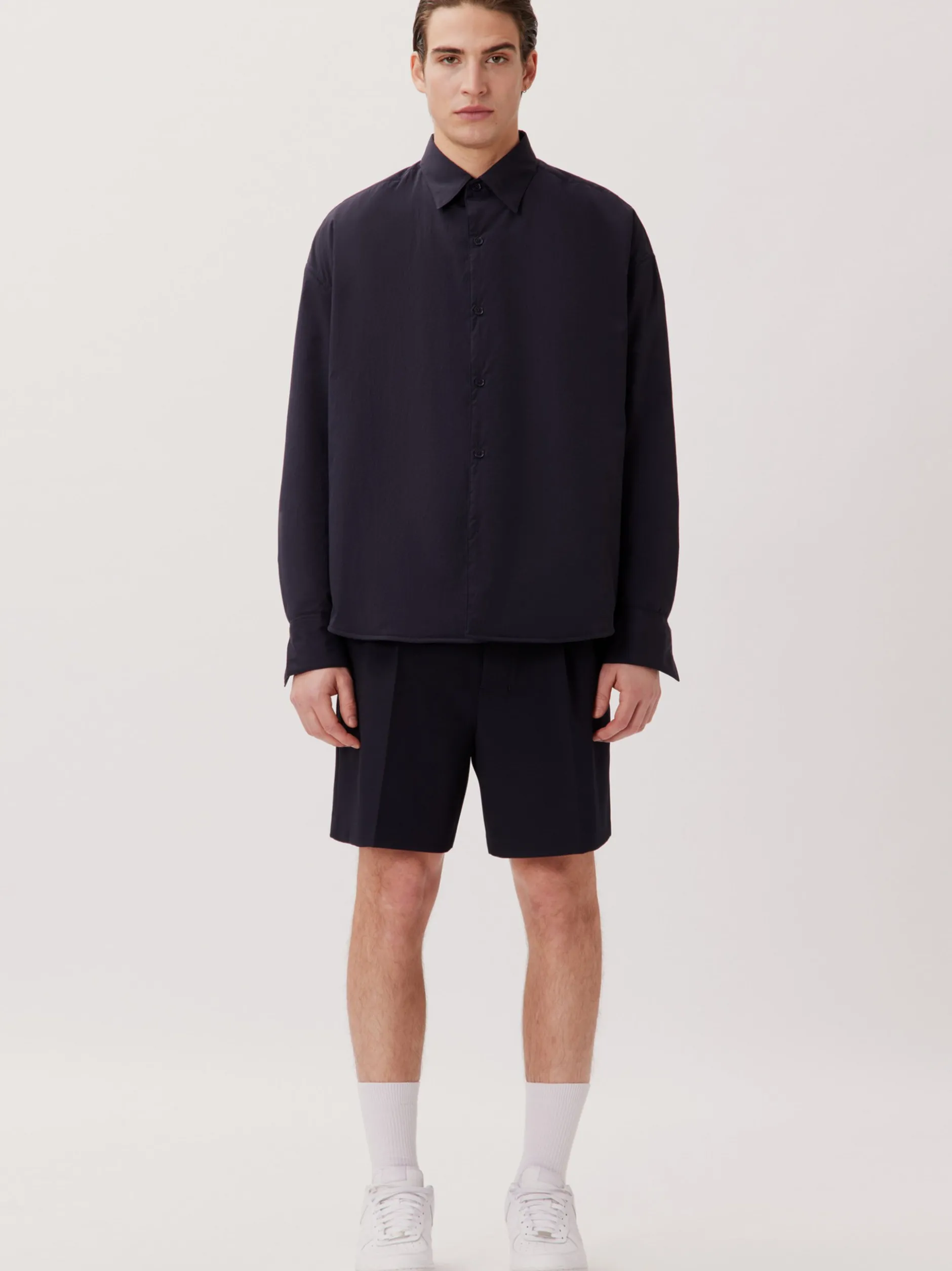 Studio Seidensticker Herren Casual Hemd - Unisex - Oversized Fit in blau