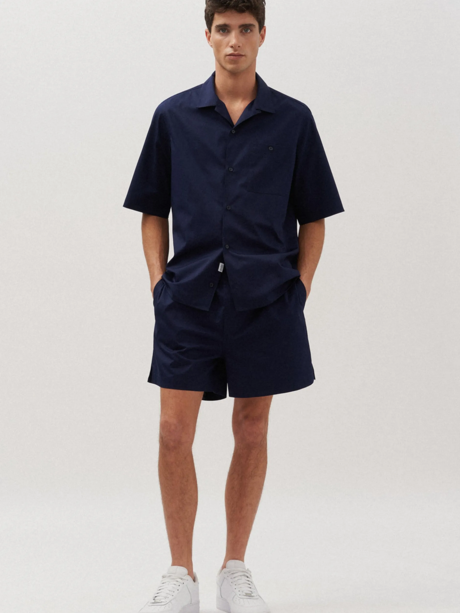 Studio Seidensticker Herren Resort Hemd - Regular Fit in blau