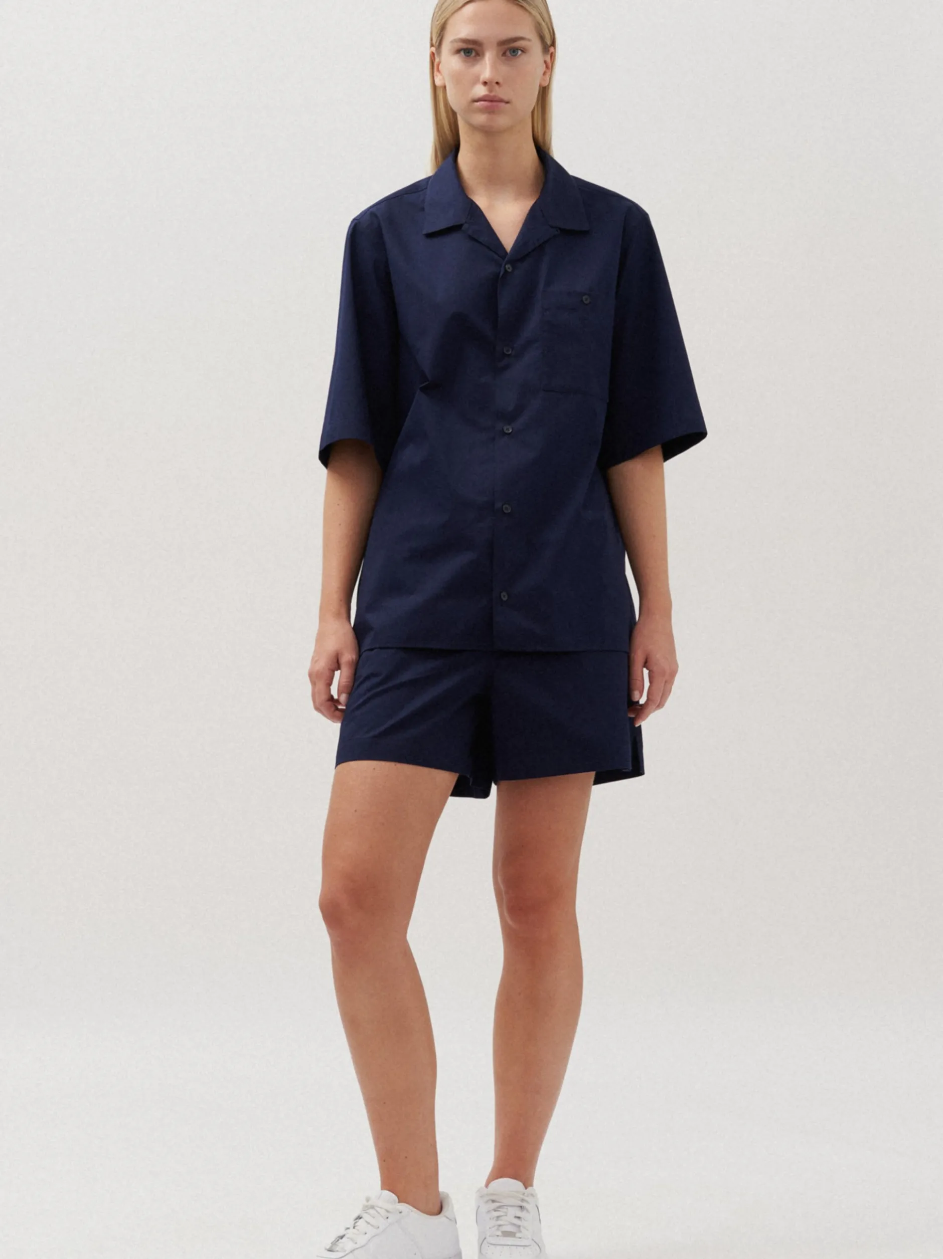 Studio Seidensticker Herren Resort Hemd - Regular Fit in blau