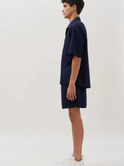 Studio Seidensticker Herren Resort Hemd - Regular Fit in blau