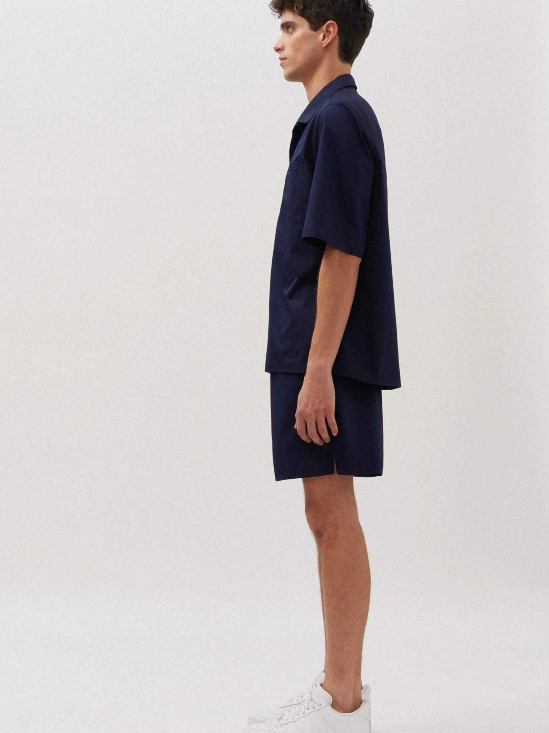 Studio Seidensticker Herren Resort Hemd - Regular Fit in blau