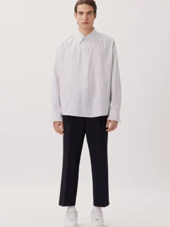 Studio Seidensticker Unisex Hemd - Oversized Fit in blau