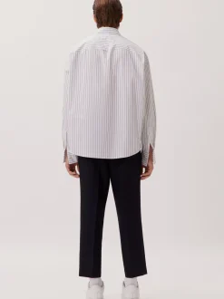 Studio Seidensticker Unisex Hemd - Oversized Fit in blau