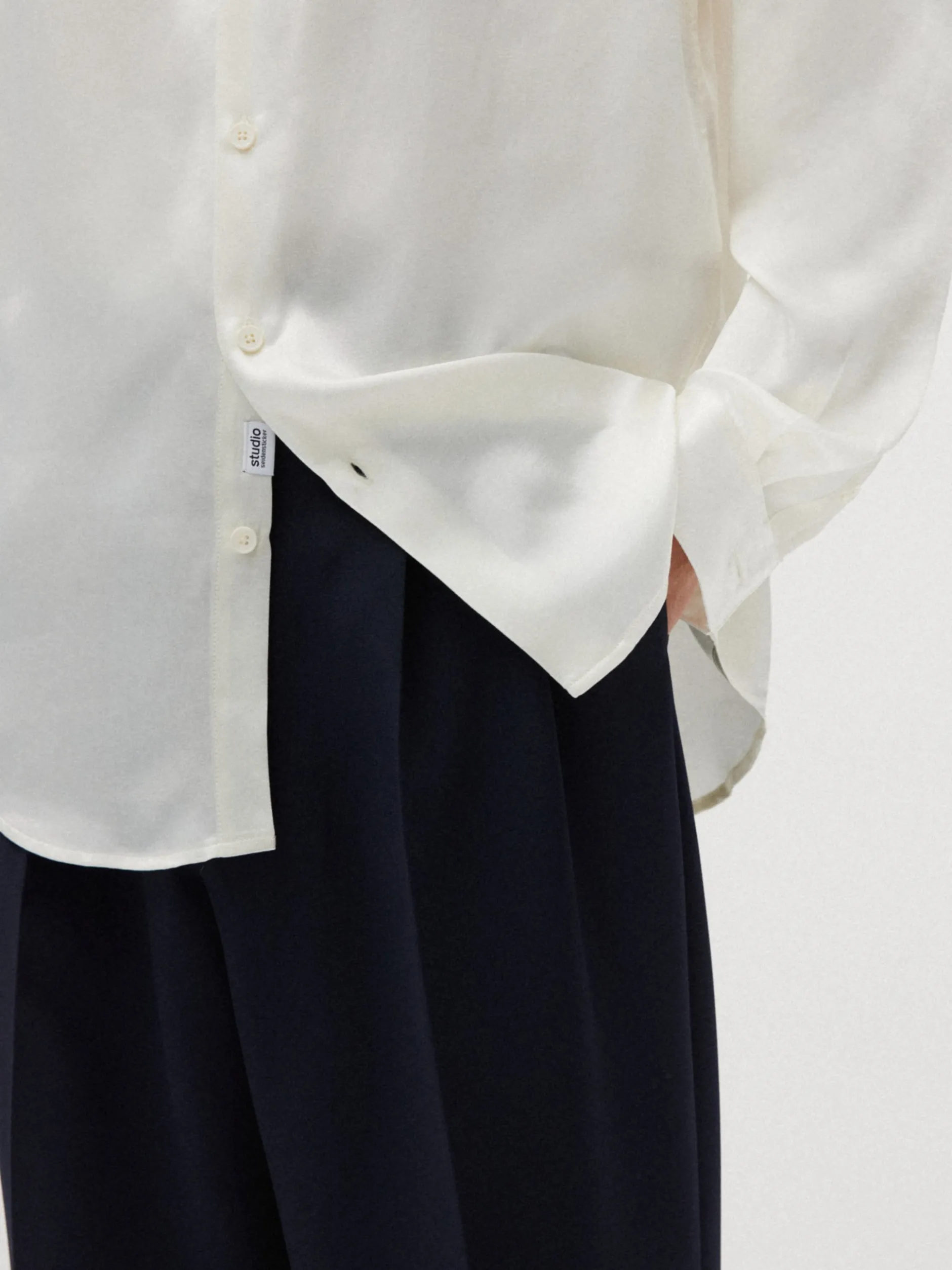 Studio Seidensticker Unisex Hemd Regular Fit in ecru