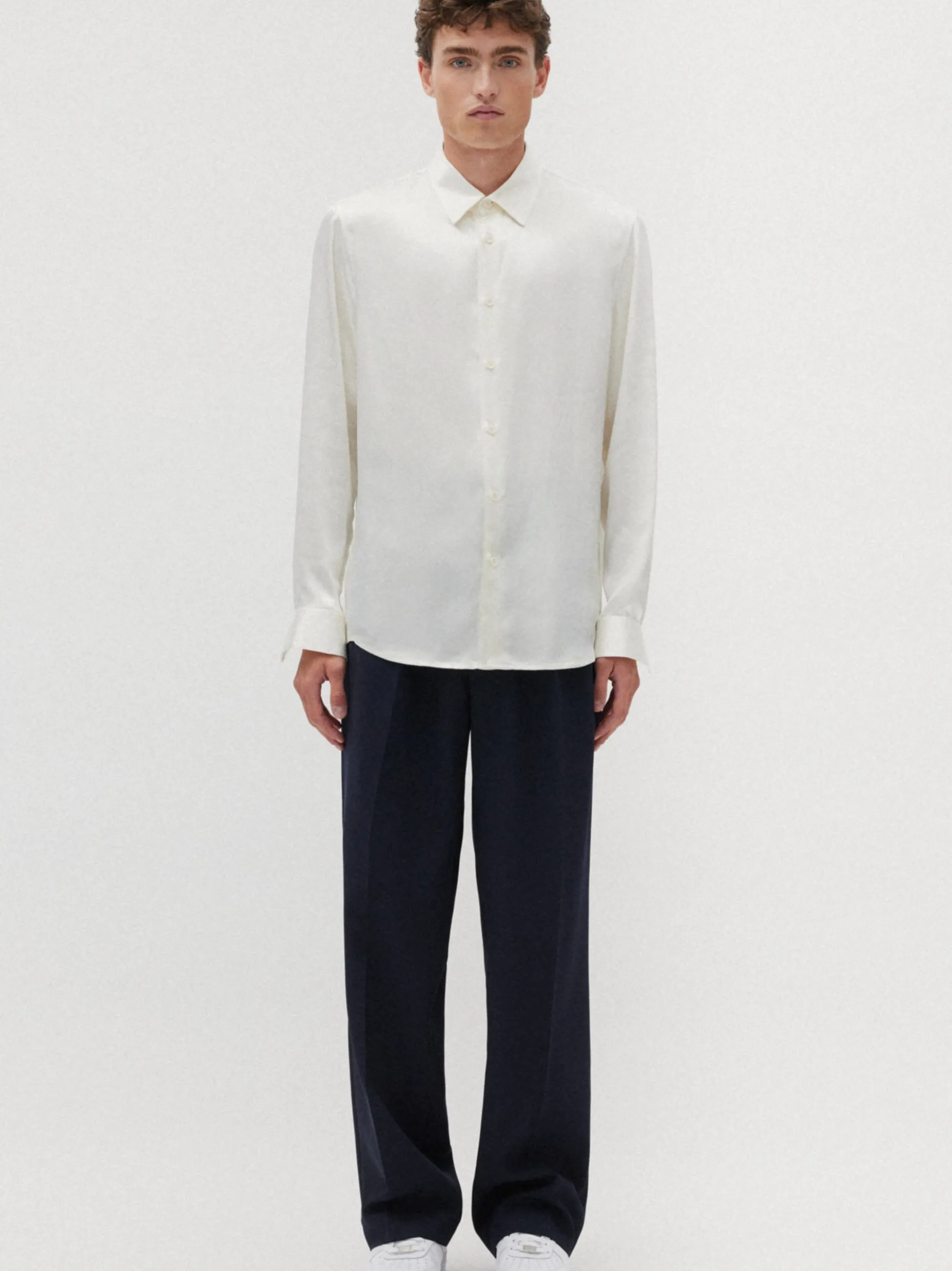 Studio Seidensticker Unisex Hemd Regular Fit in ecru