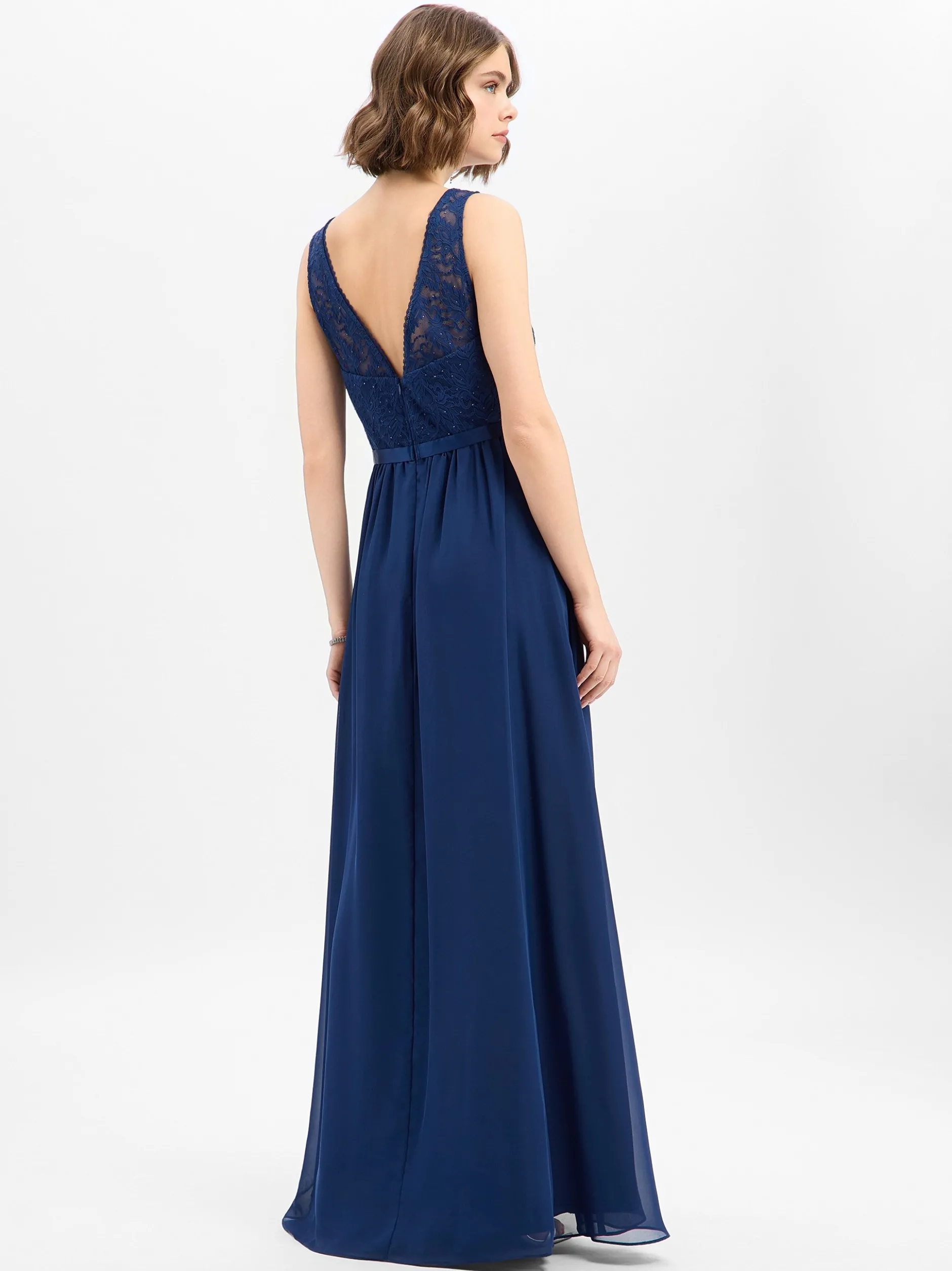 Suddenly Princess Damen Abendkleid in blau - Länge: lang