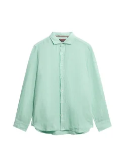 Superdry Herren Hemd in grün - Ärmel: langarm