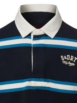 Superdry Herren Poloshirt in marine ecru