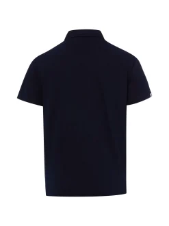 Superdry Herren Poloshirt mit Leinen in marine