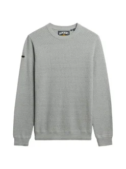 Superdry Herren Strickpullover in hellgrau