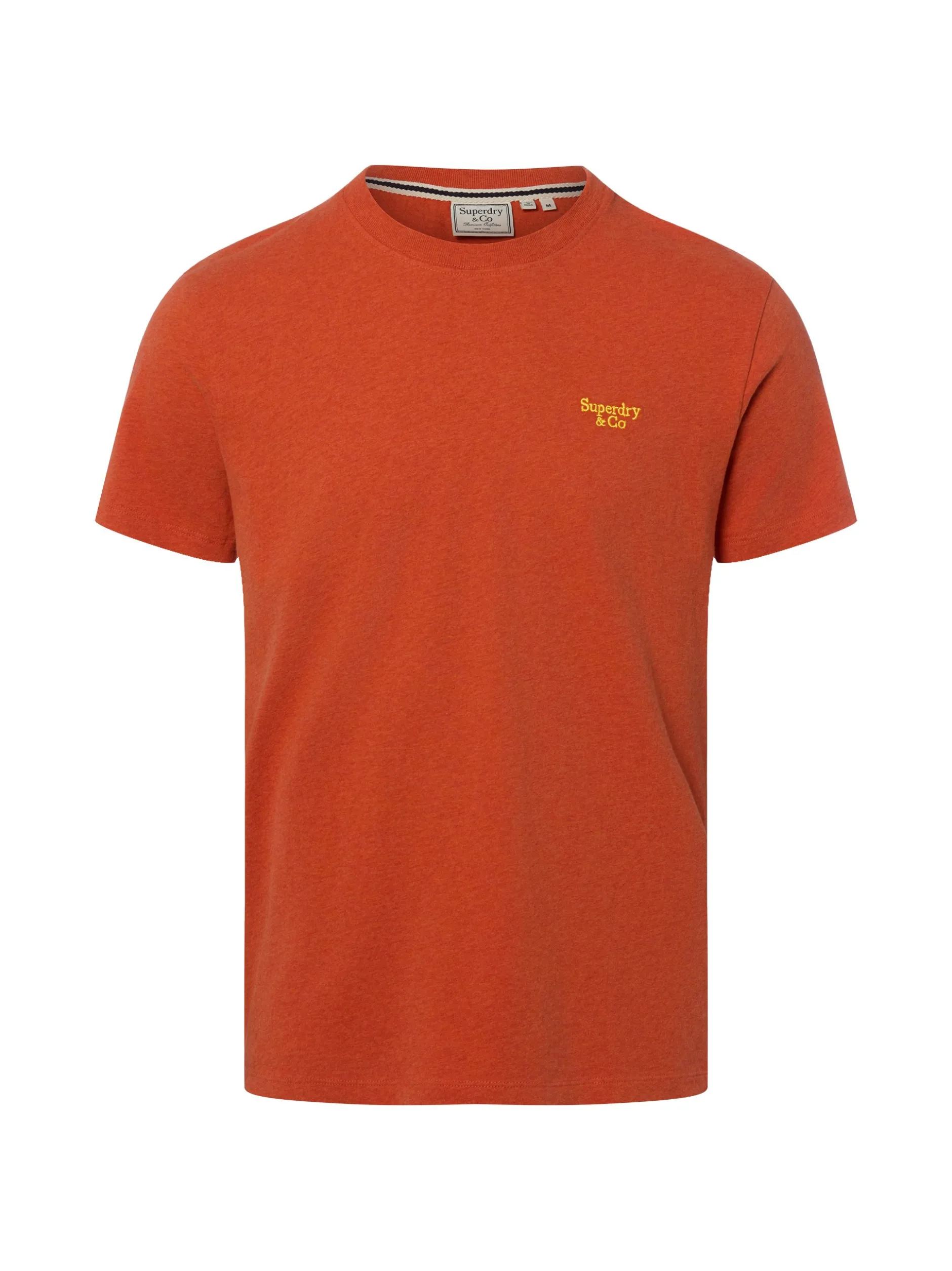 Superdry Herren T-Shirt in orange - Ausschnitt: Rundhals