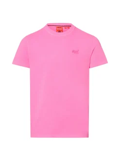 Superdry Herren T-Shirt in pink - Ausschnitt: Rundhals