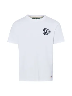Superdry Herren T-Shirt in weiß - Ausschnitt: Rundhals