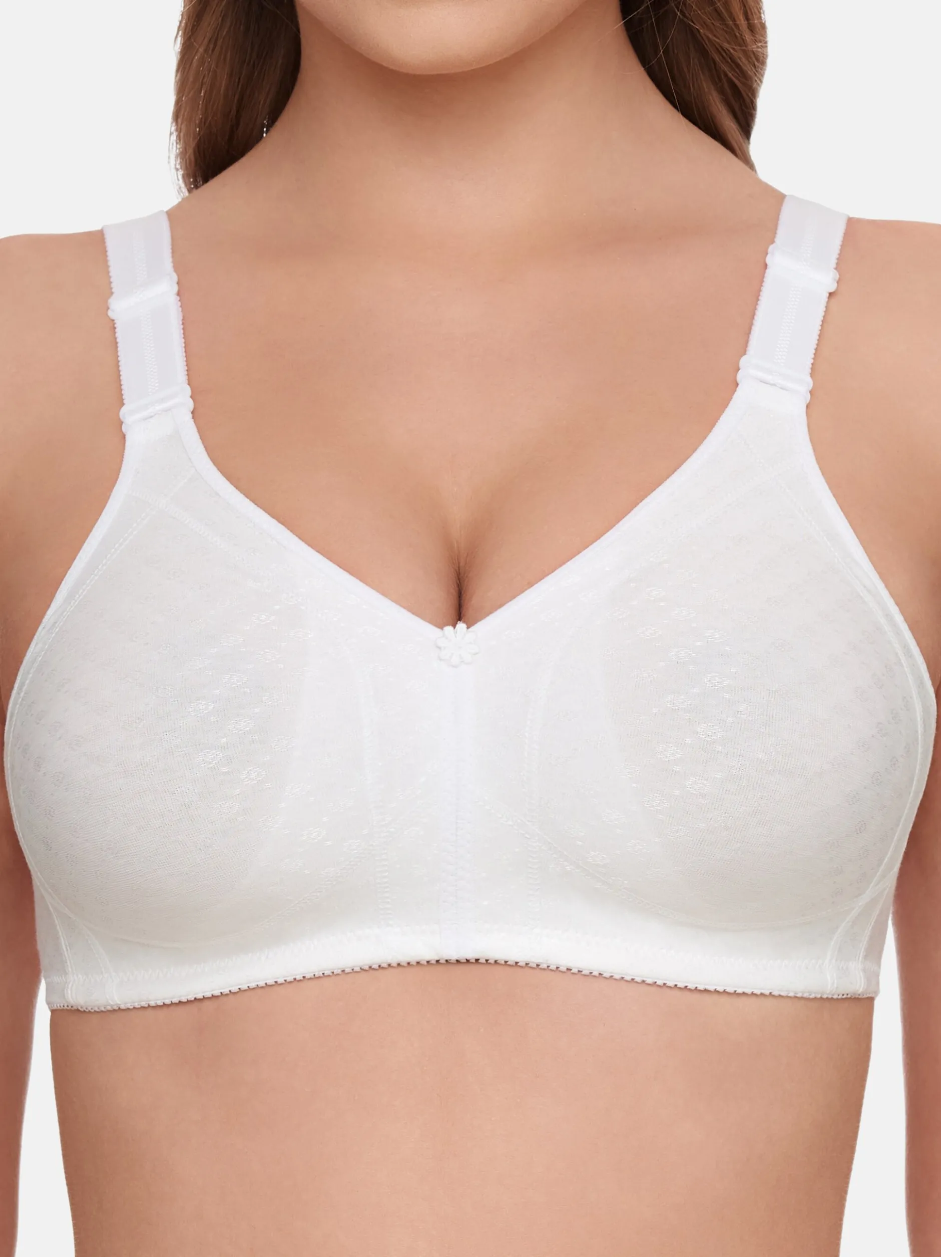 SUSA Damen BH ohne Bügel - Comfort Plus Topsy in weiß