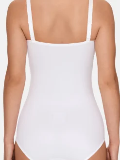 SUSA Damen Body ohne Bügel - London in weiß