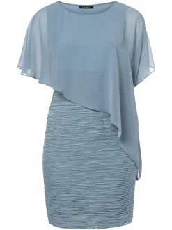 Swing Damen Abendkleid in hellblau - Länge: knielang