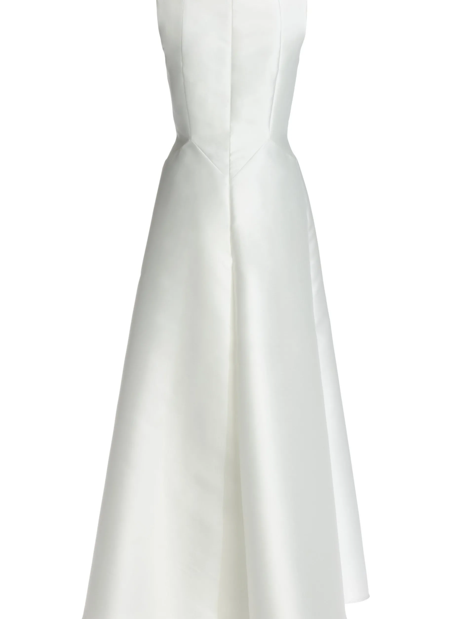Swing Damen Abendkleid in weiß - Ausschnitt: Rundhals
