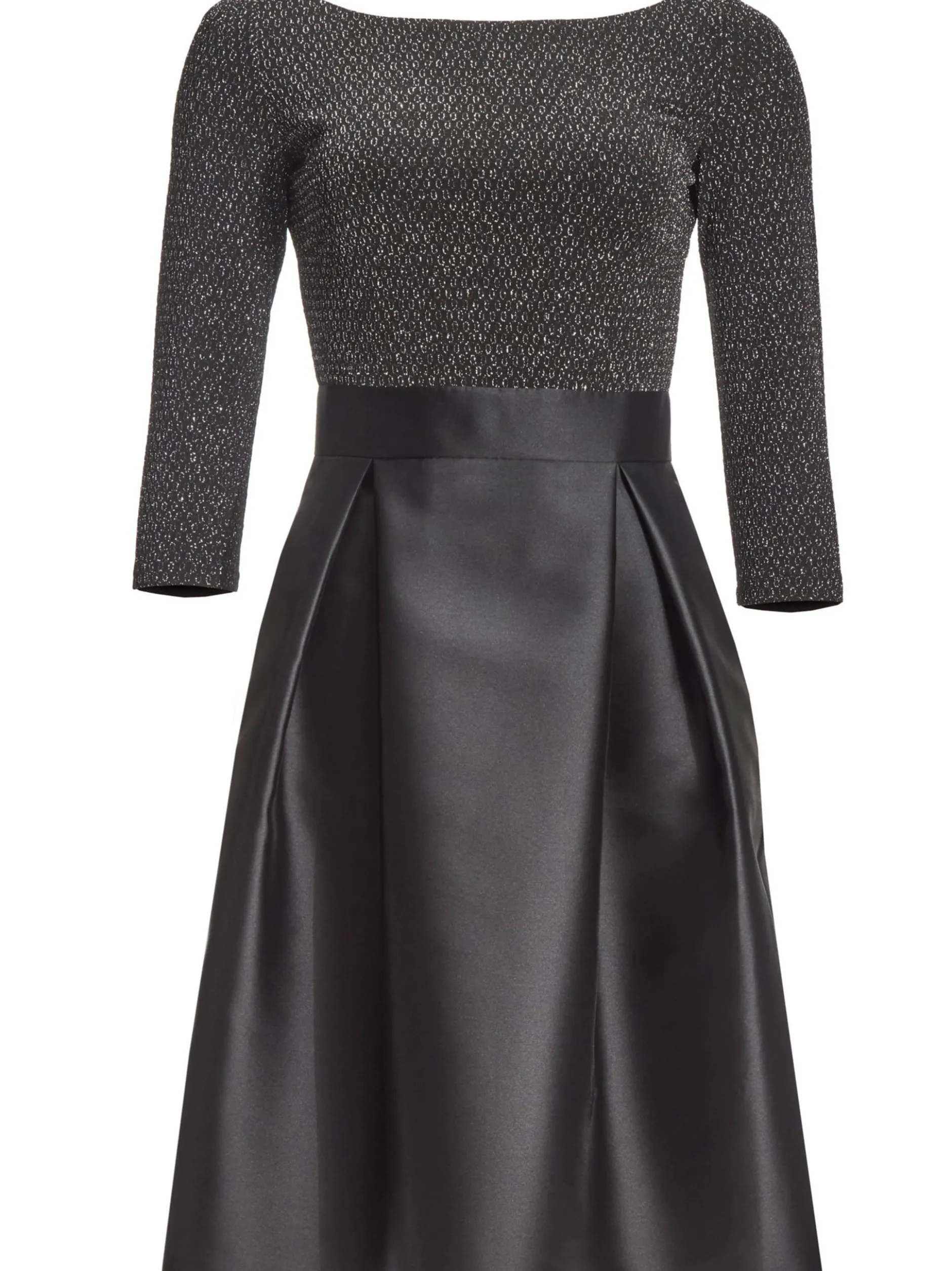 Swing Damen Cocktailkleid in schwarz silber