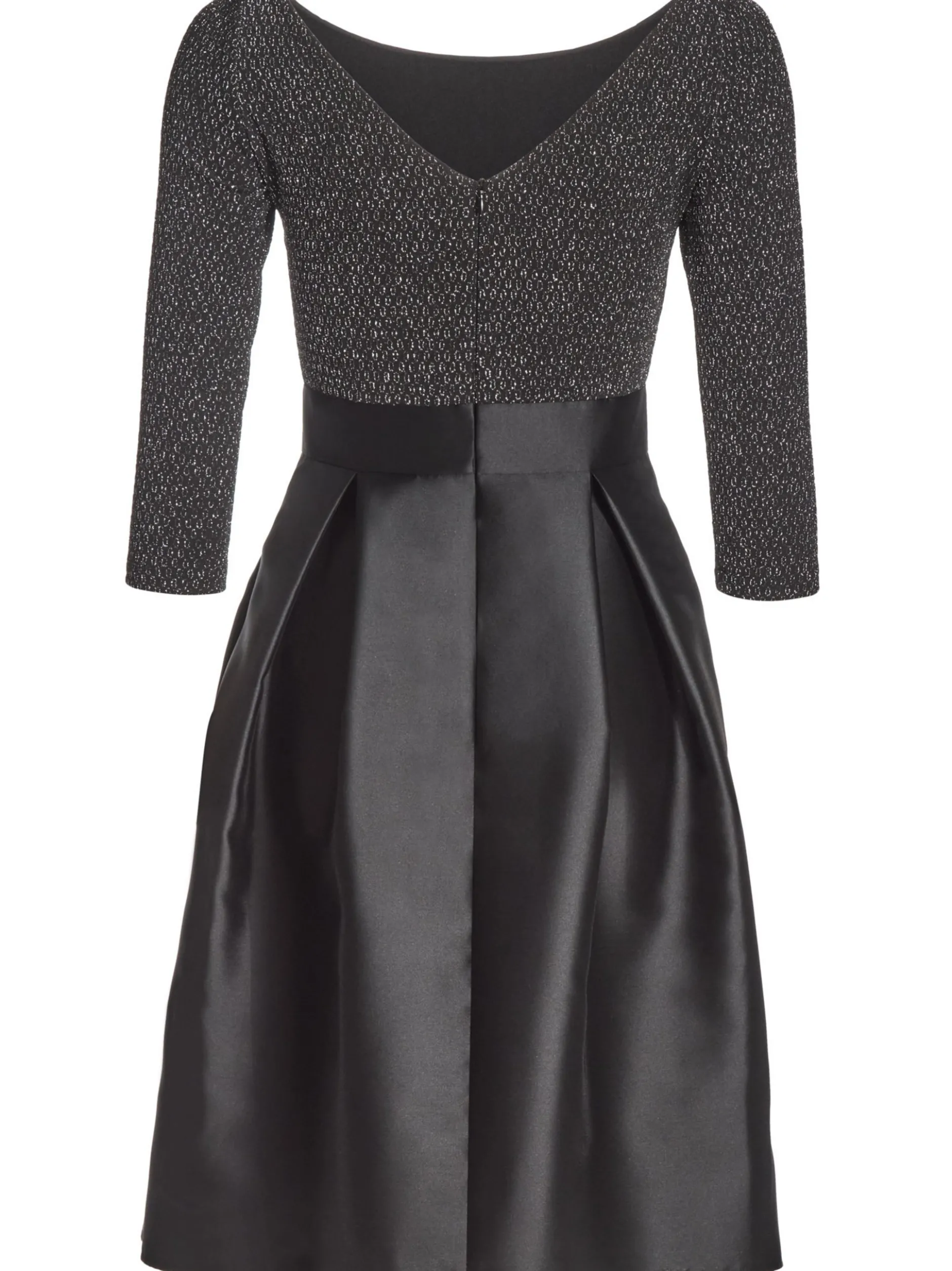 Swing Damen Cocktailkleid in schwarz silber
