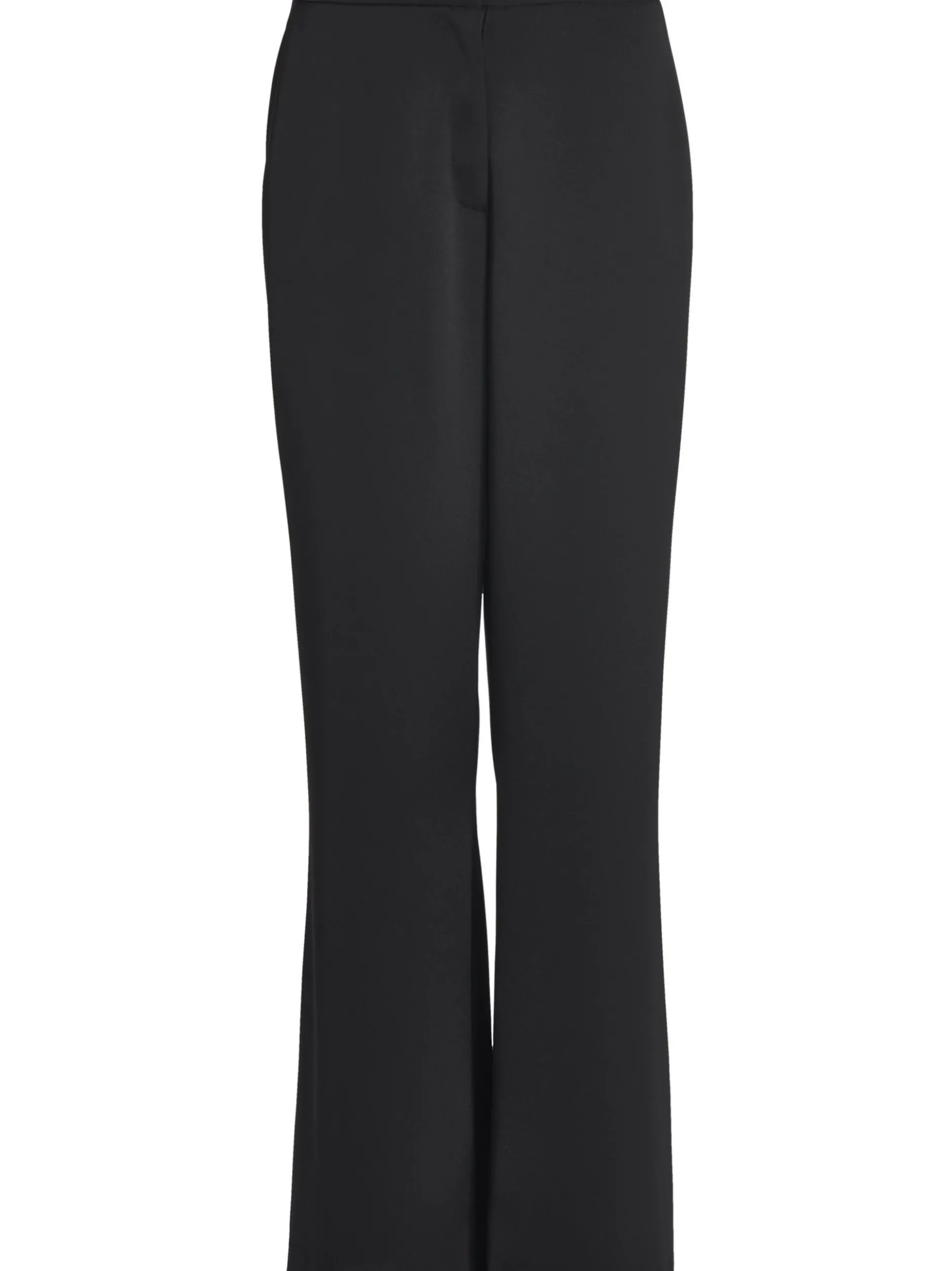Swing Damen Satinhose in schwarz - Länge: lang