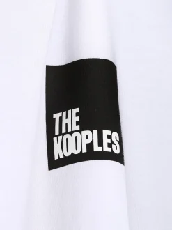 The Kooples Damen T-Shirt in weiß - Ausschnitt: Rundhals