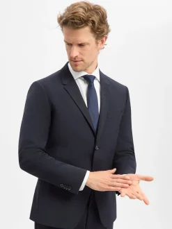 Tiger of Sweden Herren Baukasten-Anzugsakko mit Wollanteil - Jamie in marine