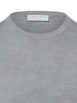 Tiger of Sweden Herren Strickshirt - Connor in grau