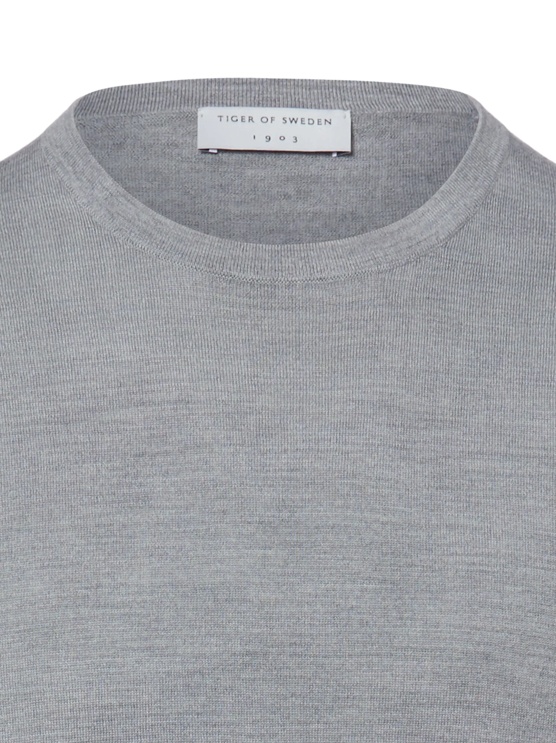 Tiger of Sweden Herren Strickshirt - Connor in grau