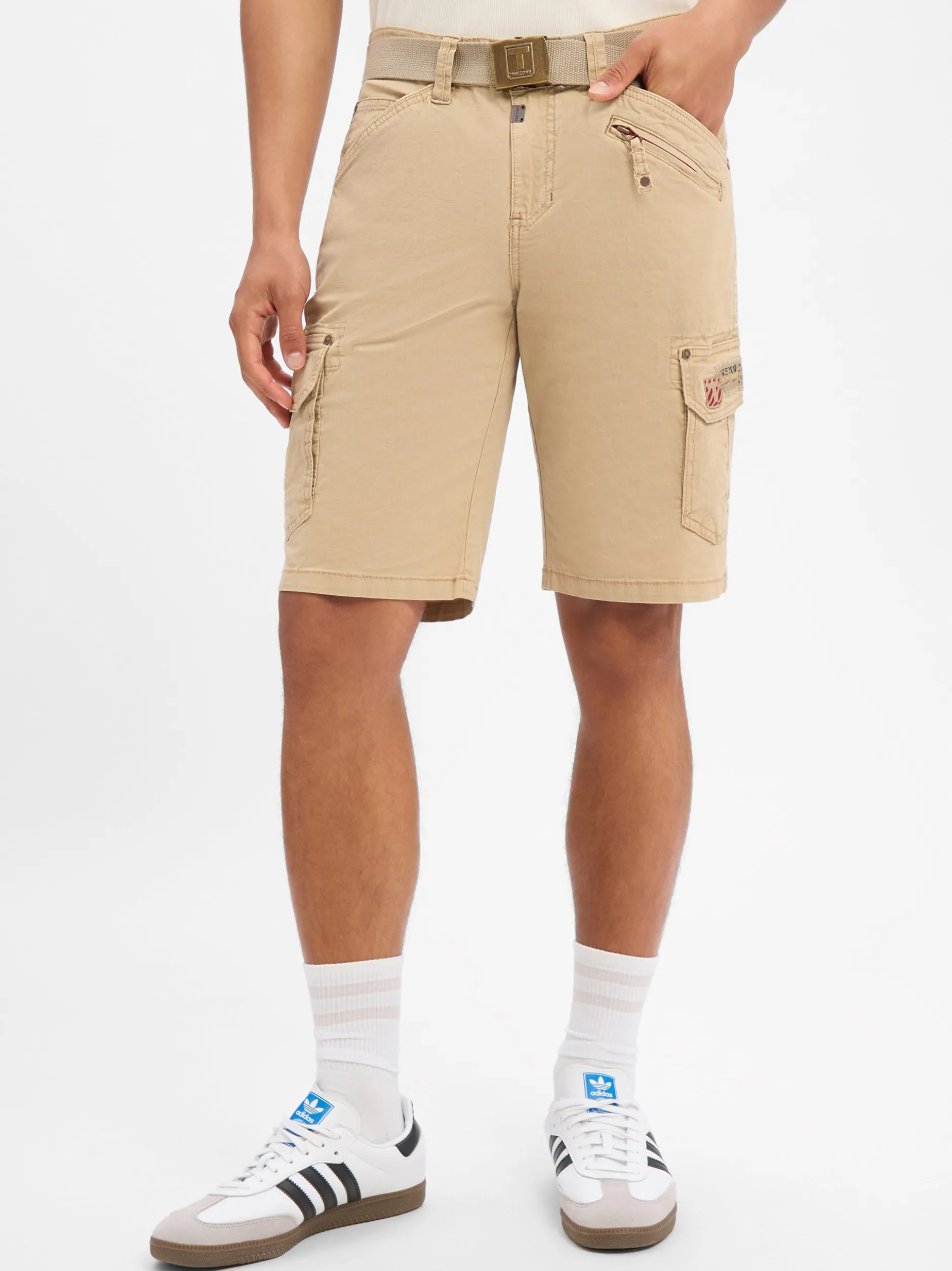 Timezone Herren Cargoshorts - RykerTZ in melange