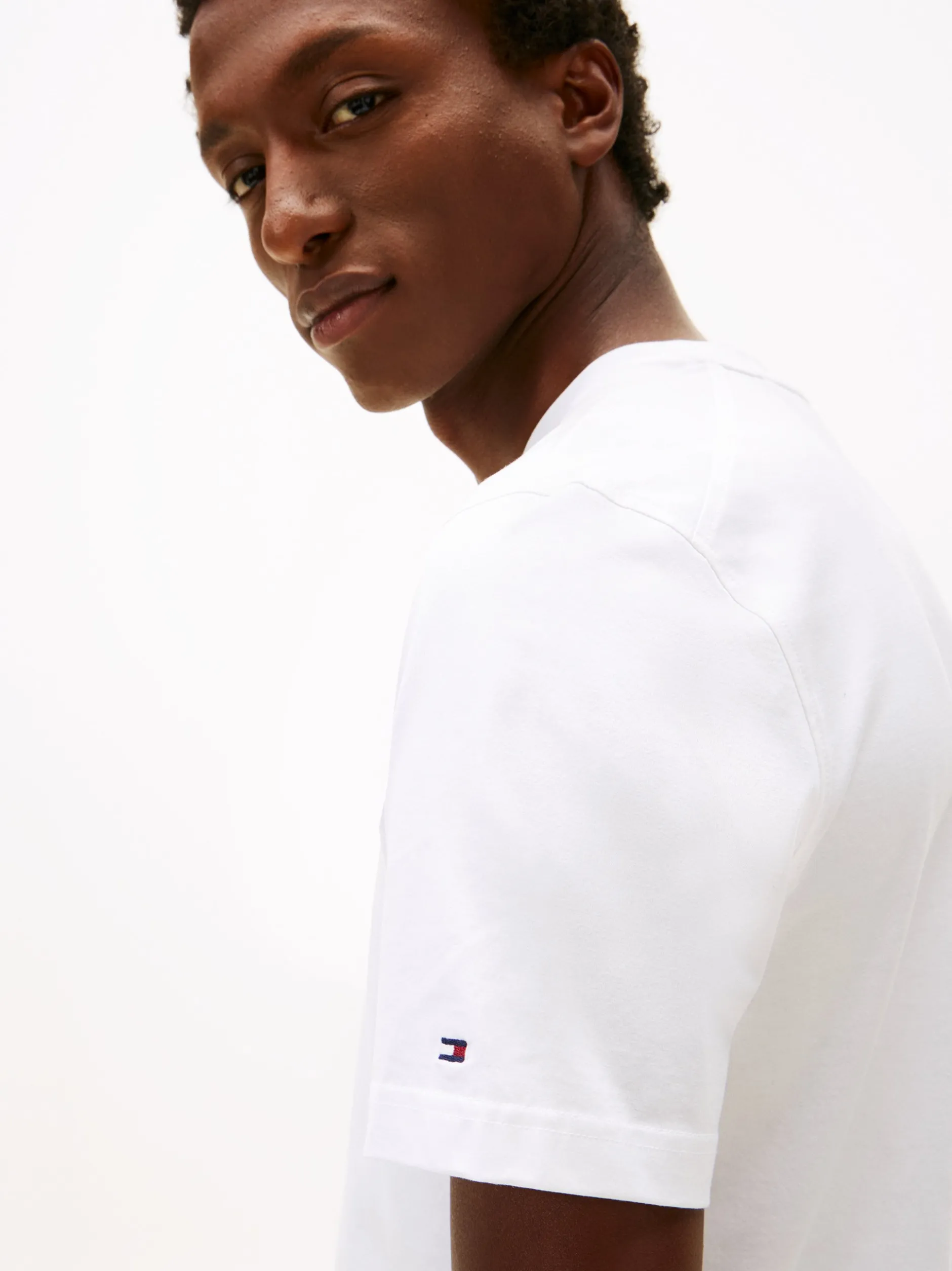 Tommy Hilfiger Tailored Herren T-Shirt in weiß