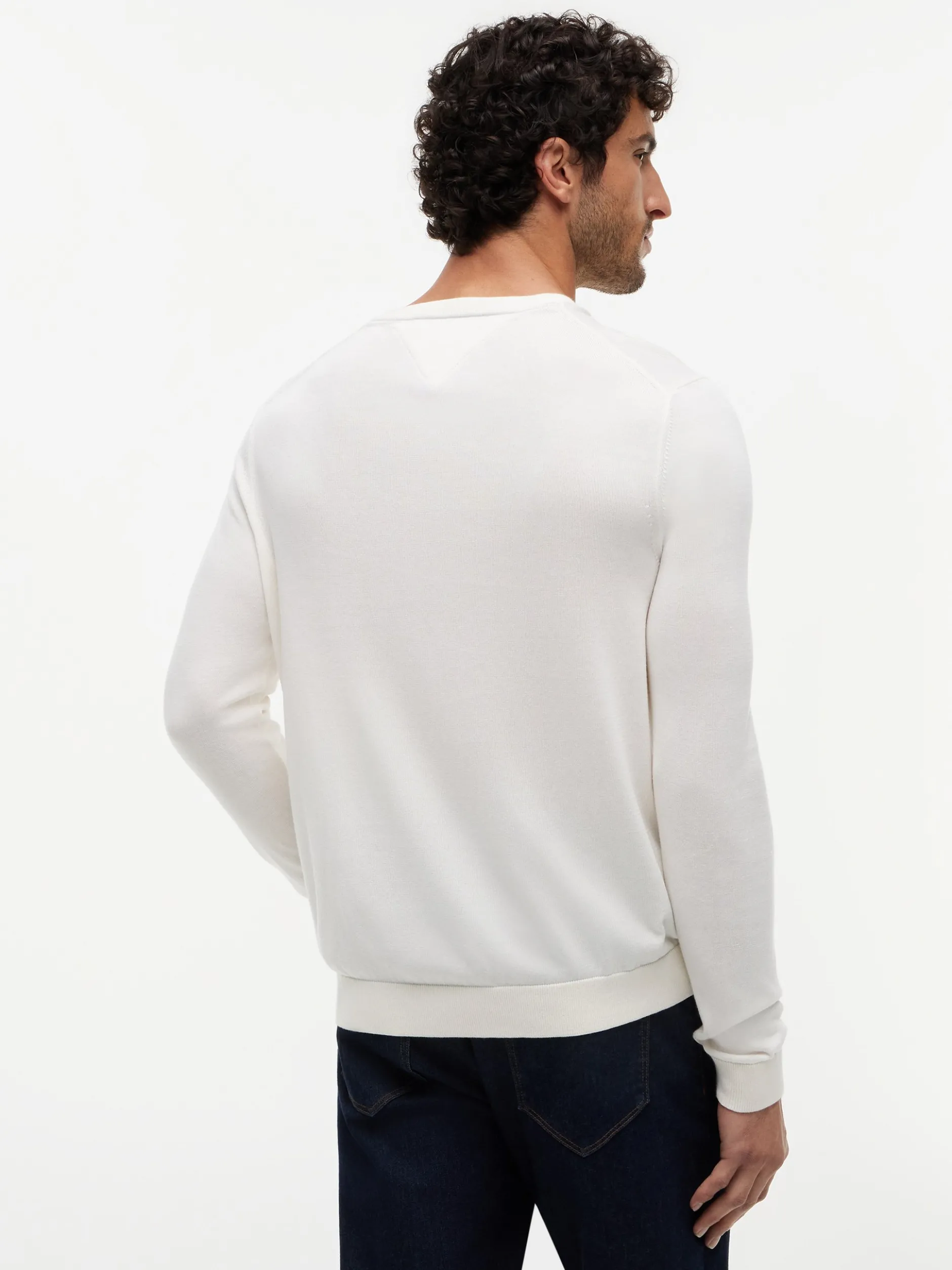 Tommy Hilfiger Tailored Herren Strickpullover in ecru