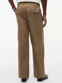 Tommy Hilfiger Tailored Herren Bundfaltenhose - River in schilf