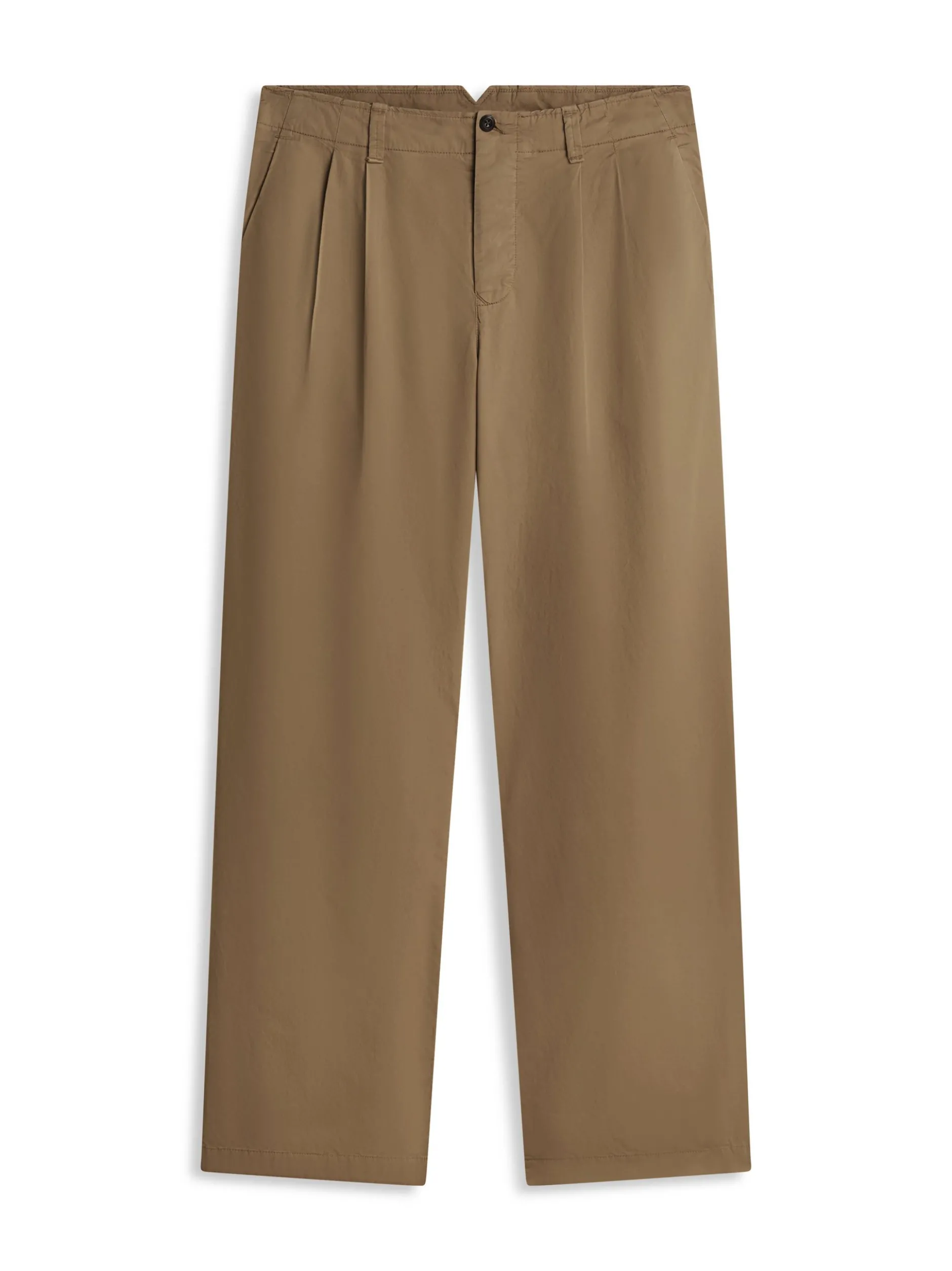 Tommy Hilfiger Tailored Herren Bundfaltenhose - River in schilf