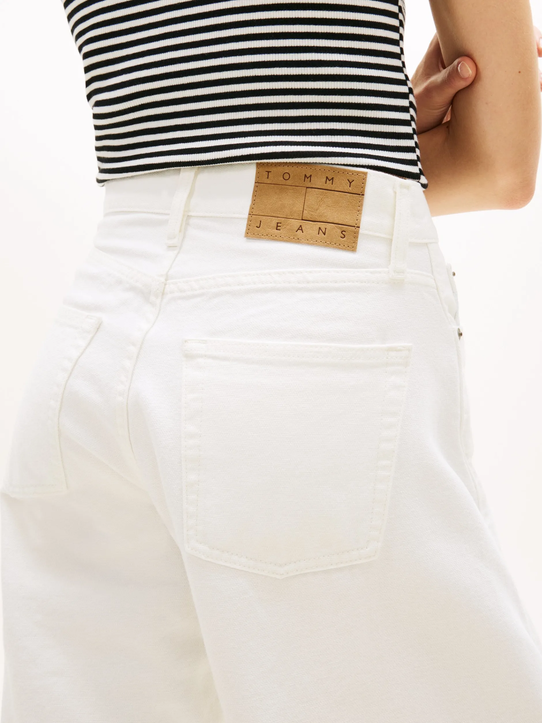 Tommy Jeans Damen Jeans in ecru - Länge: lang