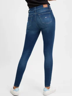Tommy Jeans Damen Jeans - Nora in dark stone