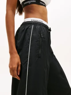 Tommy Jeans Damen Jogginghose in schwarz - Länge: lang