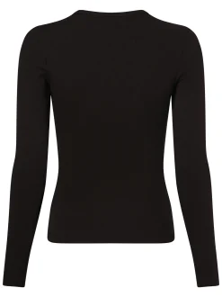 Tommy Jeans Damen Langarmshirt in schwarz