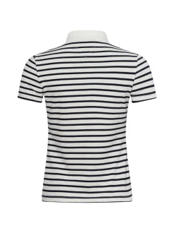 Tommy Jeans Damen Poloshirt in weiß marine