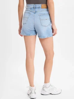 Tommy Jeans Damen Shorts in bleached - Länge: kurz