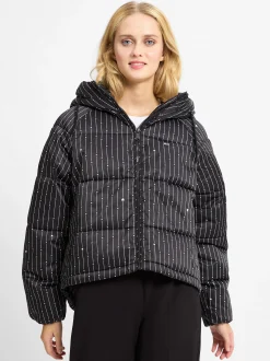 Tommy Jeans Damen Steppjacke in schwarz