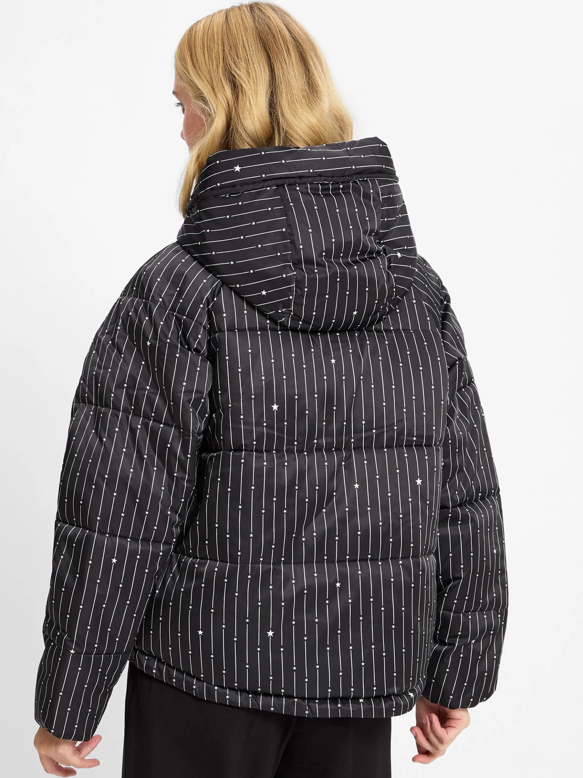 Tommy Jeans Damen Steppjacke in schwarz